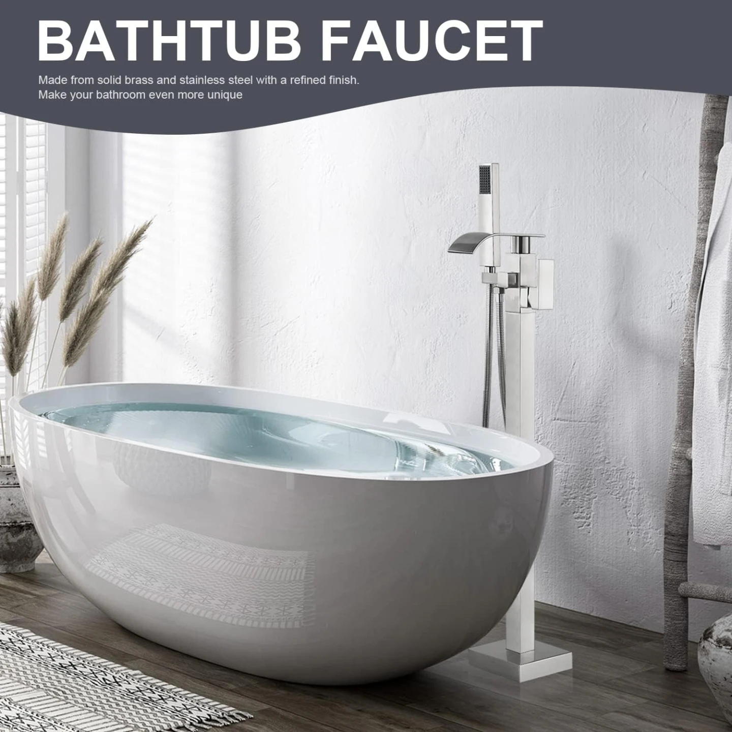 Brand New Freestanding Bathtub Filler Faucet For Sale - photo 3