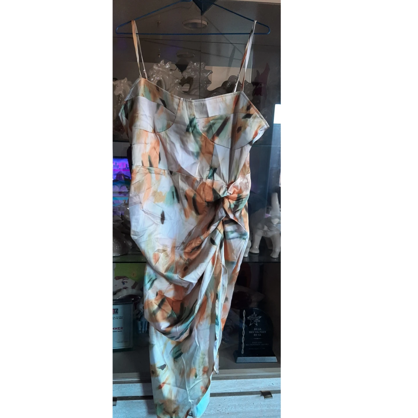 Floral Print Ruched Midi Dress