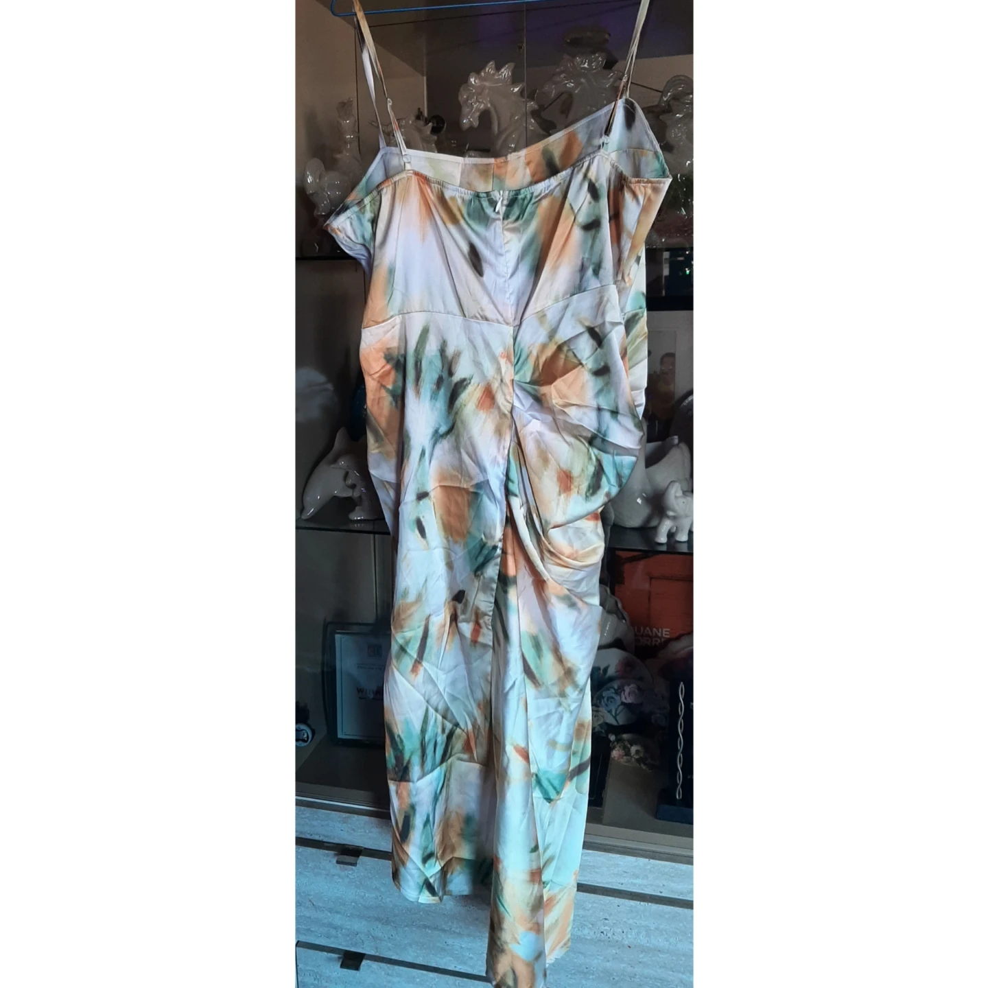 Floral Print Ruched Midi Dress - photo 2