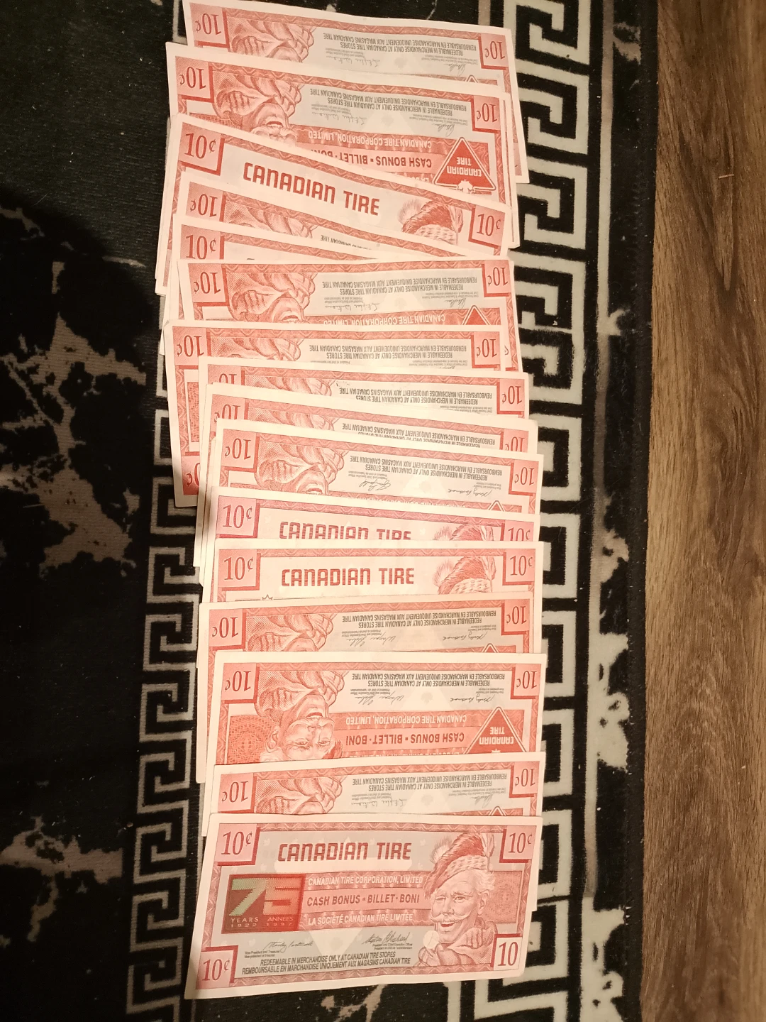 Canadian Tire Cash Bonus Bills - photo 2