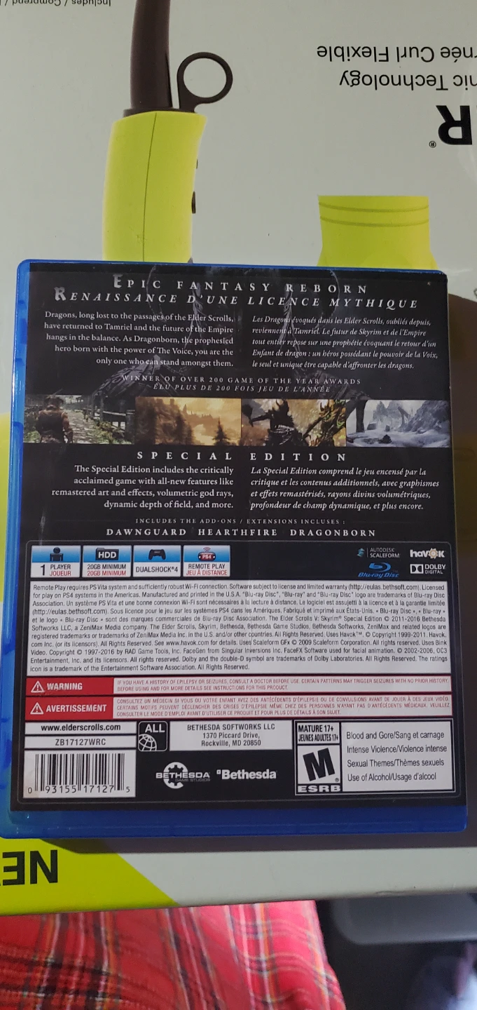 The Elder Scrolls V: Skyrim Special Edition PS4 Game - photo 3