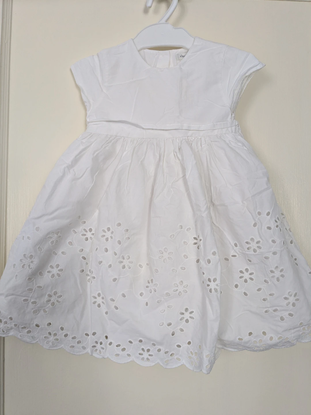Threads Baby Dress - 12-18 Months - White