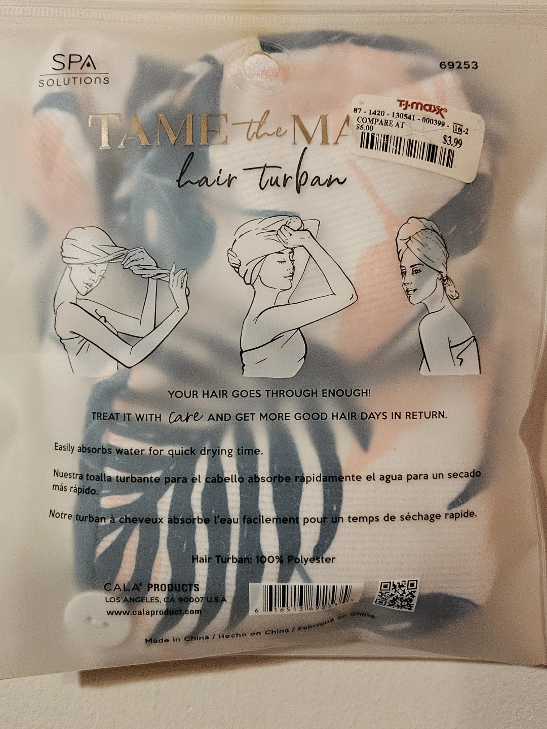 Women's hair turban - photo 3