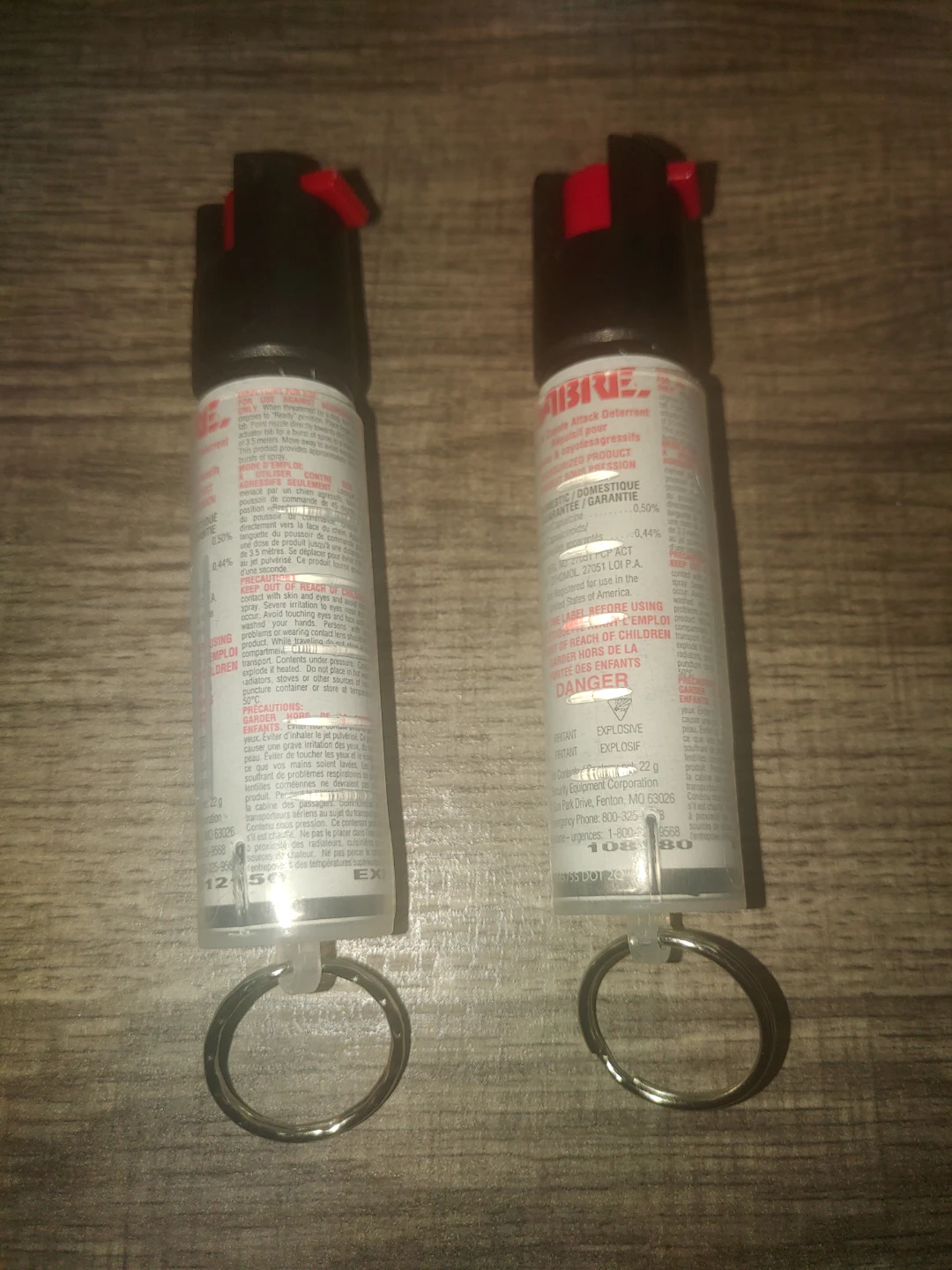 SABRE Pepper Spray Keychain Set - photo 3