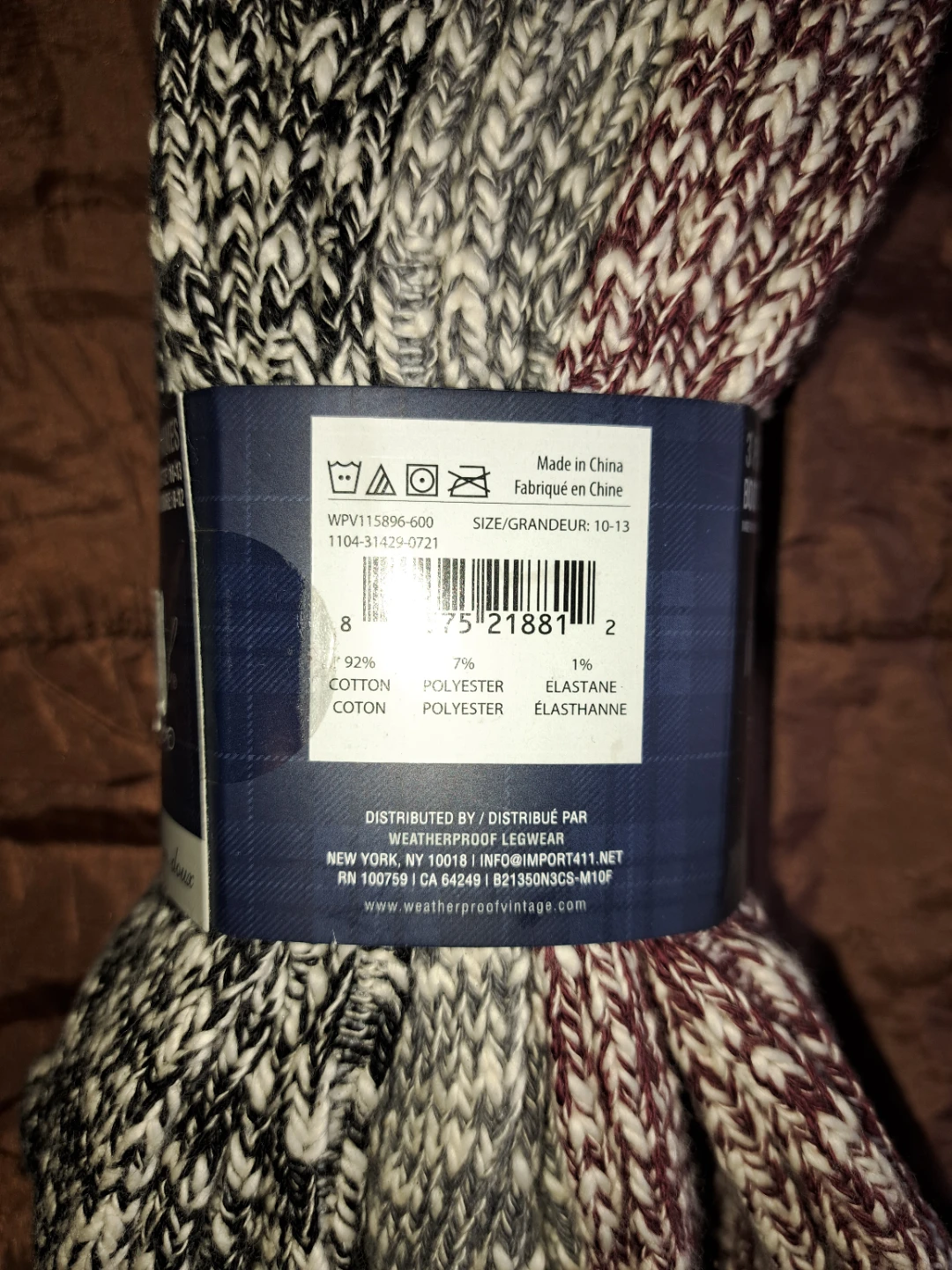 Soft cotton socks - Size 10-13 - photo 2
