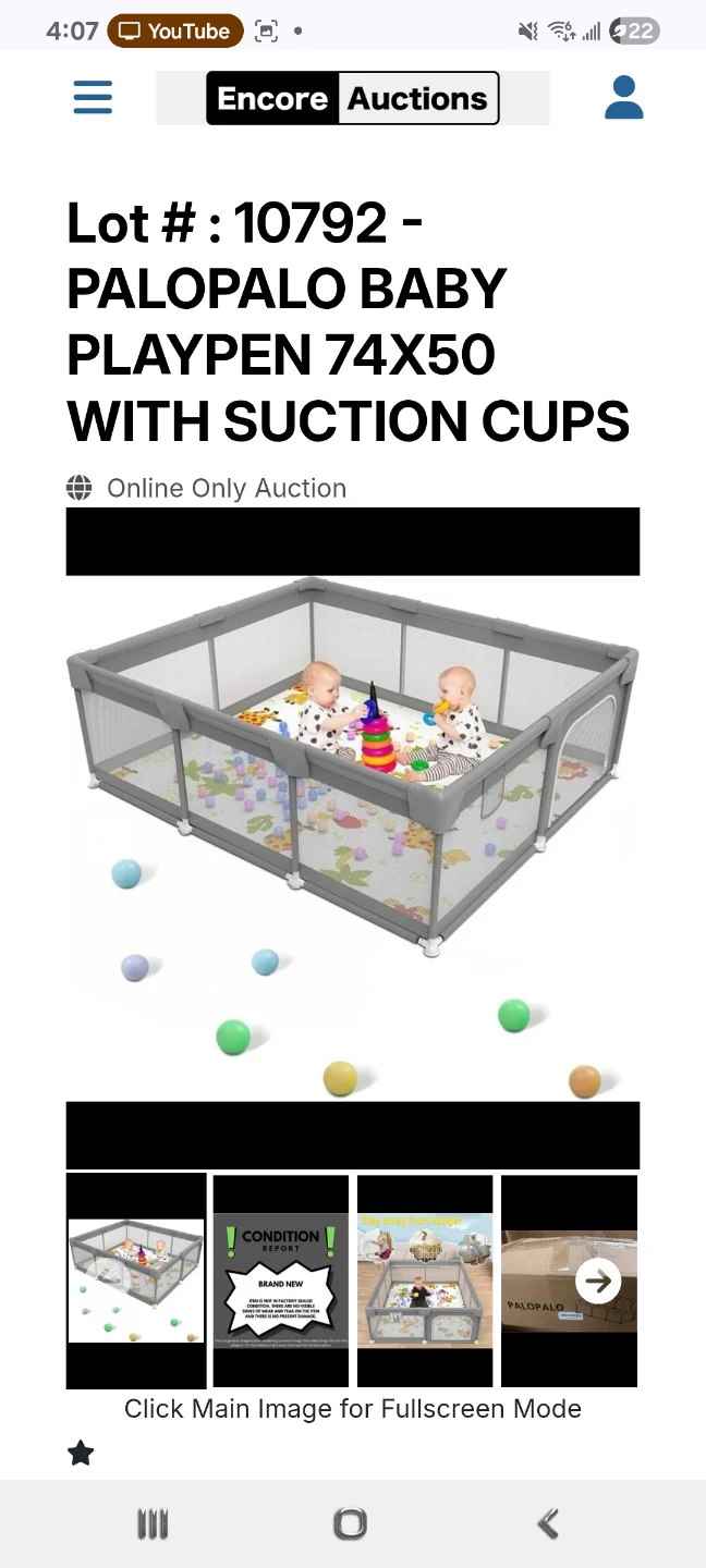 Palopalo Baby Playpen with Suction Cups - photo 3