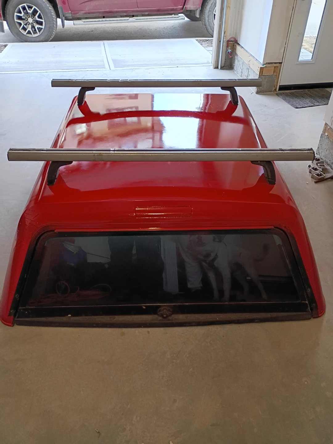 Red Truck Bed Cap with Rack Rails - photo 5
