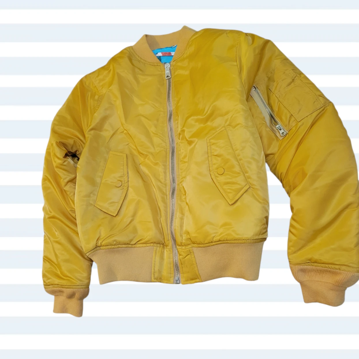 Mifland Yellow Bomber Jacket Size M - photo 2