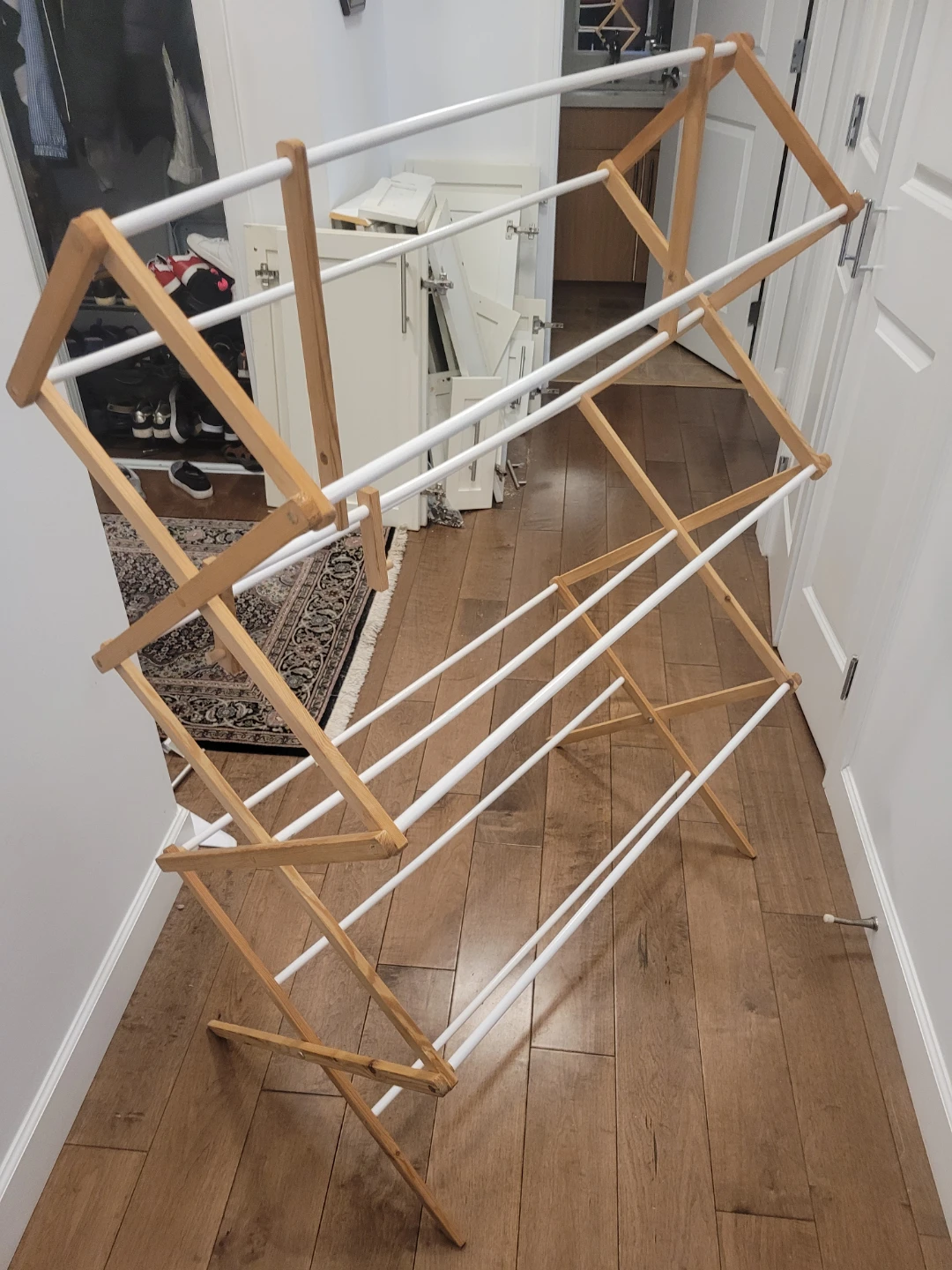 Wooden Folding Drying Rack