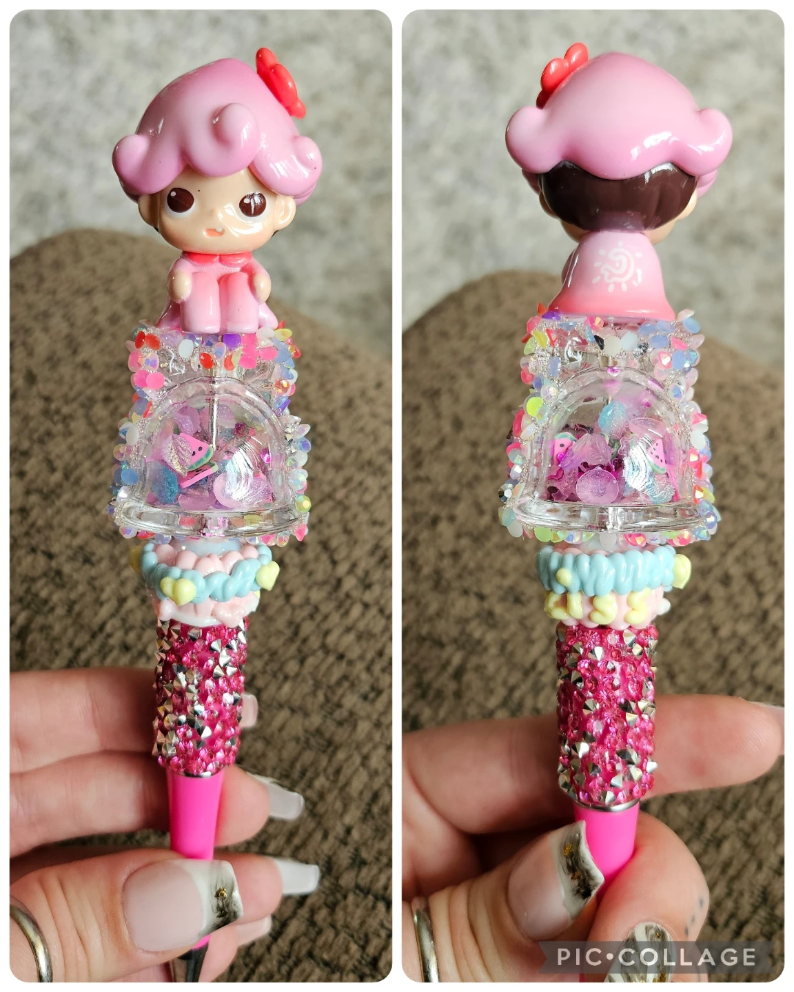 Kawaii Doll & Glitter Pen