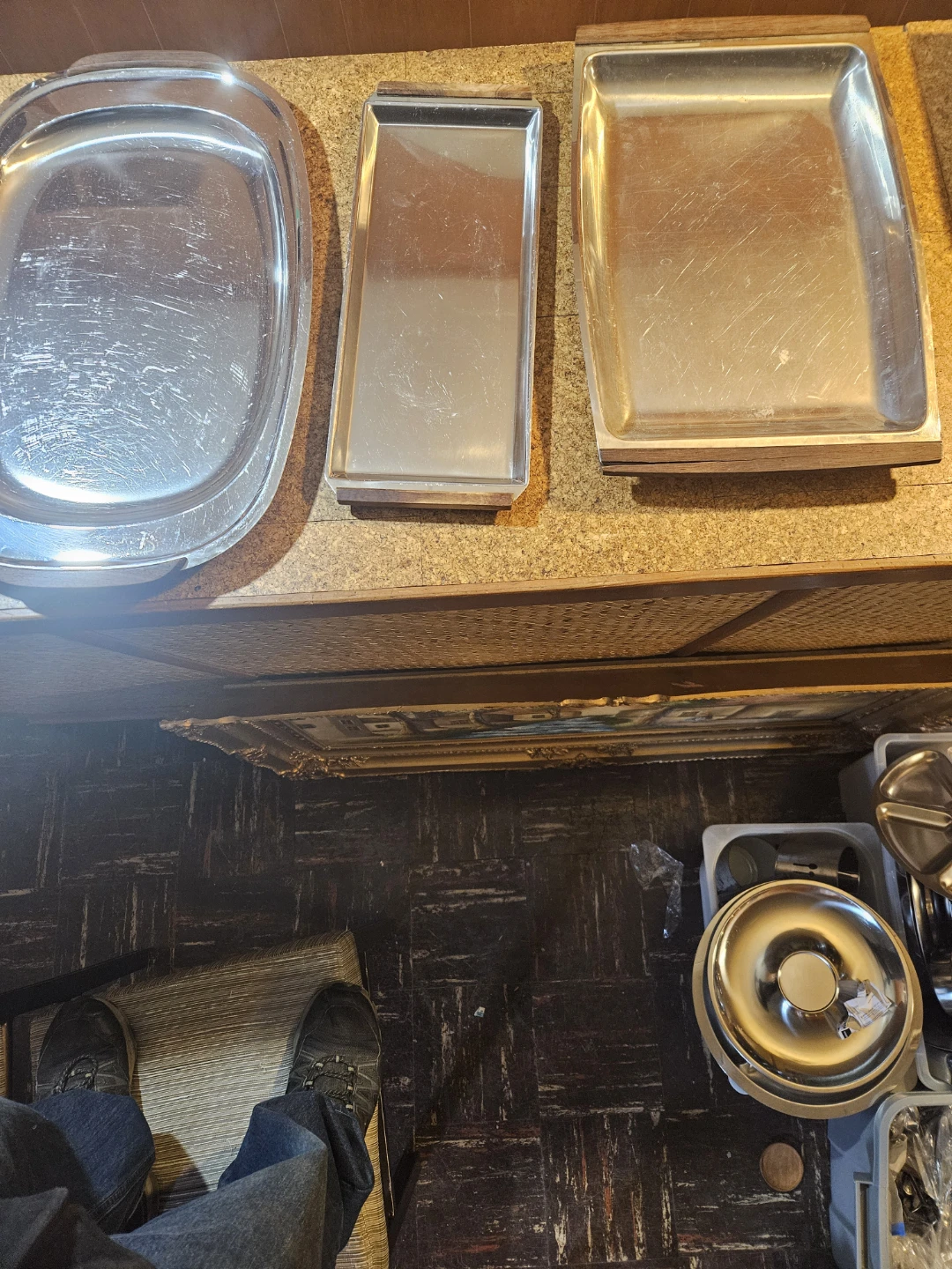 Serving Trays with Wooden Handles - photo 3