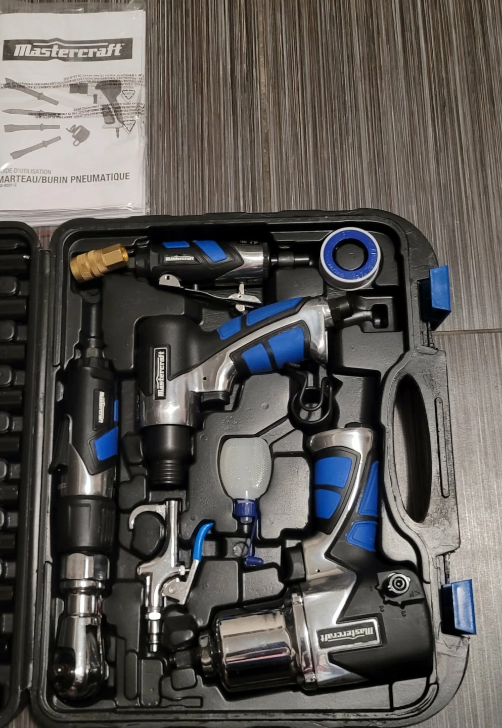 Mastercraft Air Tool Combo Kit with Accessories - photo 3