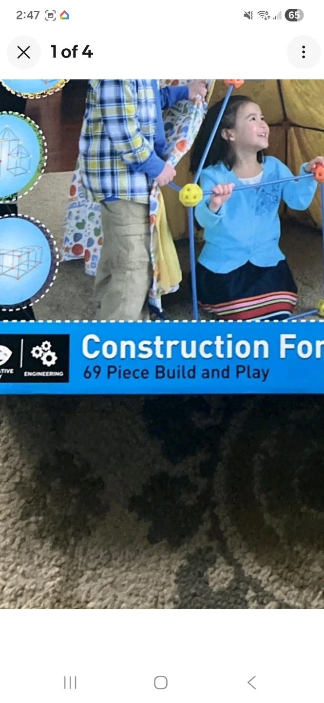 Complete construction fort set 69 pcs - photo 2