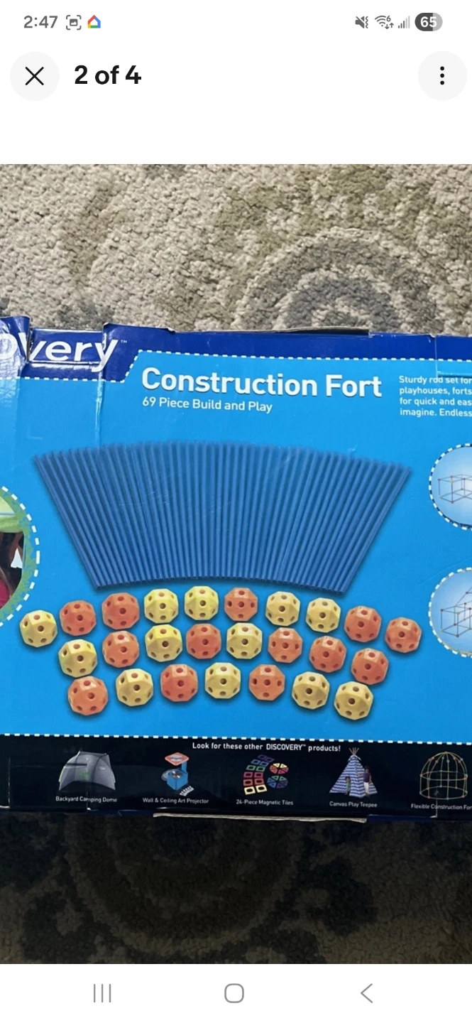 Complete construction fort set 69 pcs - photo 4