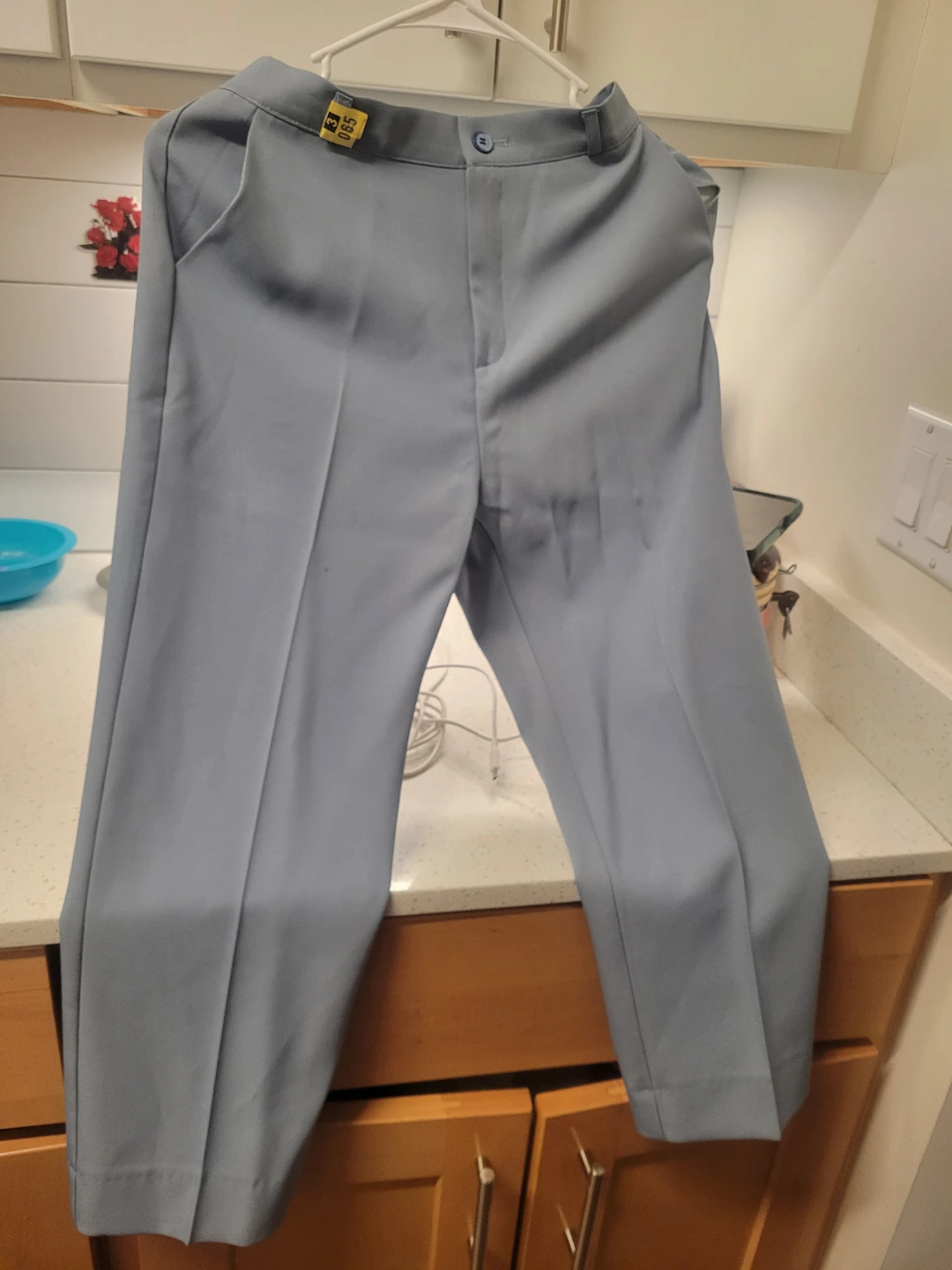 Light Blue 3-Piece Suit Set with Vest - photo 3