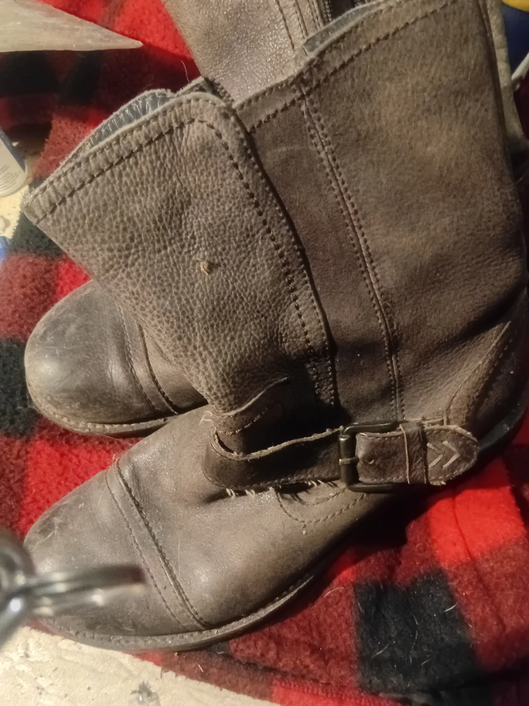 Women's Brown Leather Ankle Boots