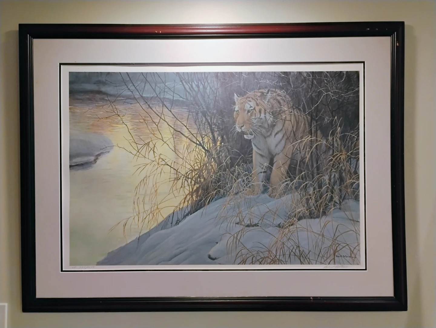Robert Bateman "Tiger in Winter" Limited Edition Print