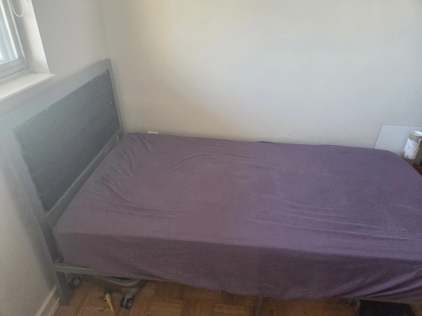 Twin bed frame and mattress - photo 2