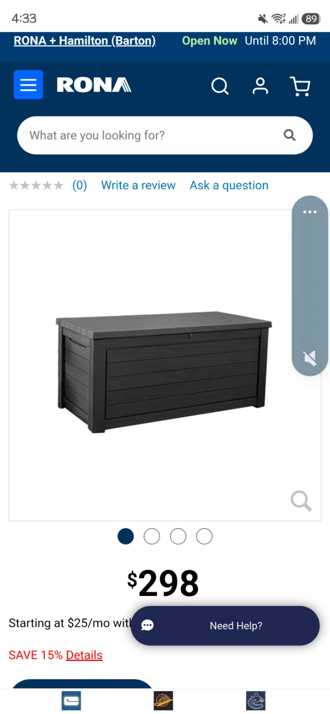 2 Keter Outdoor Storage Containers - photo 3