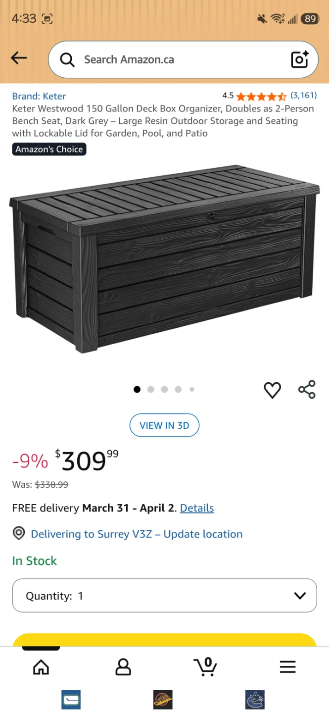 2 Keter Outdoor Storage Containers - photo 4
