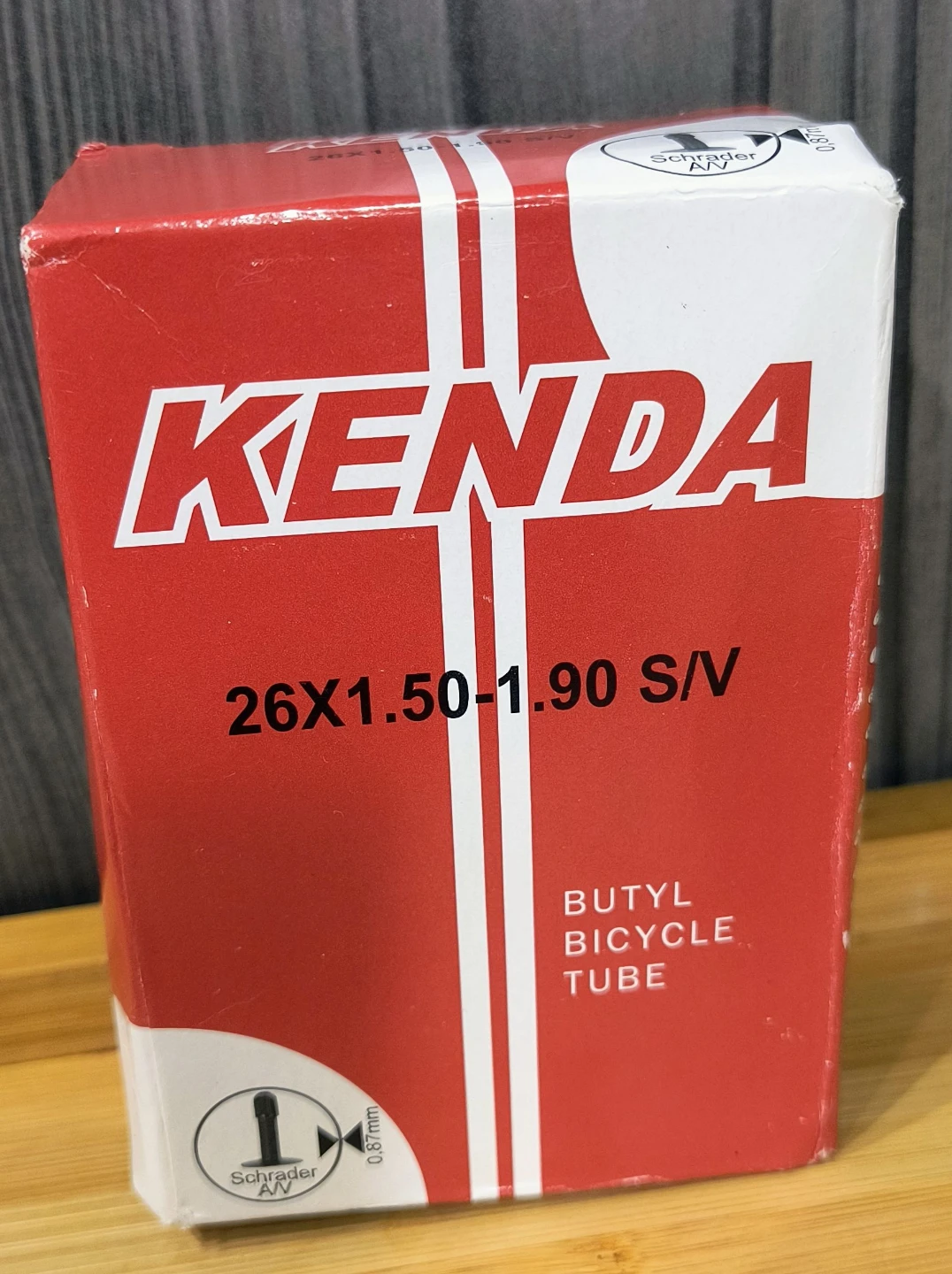 Kenda Butyl Bicycle Tube 26x1.50-1.90 S/V