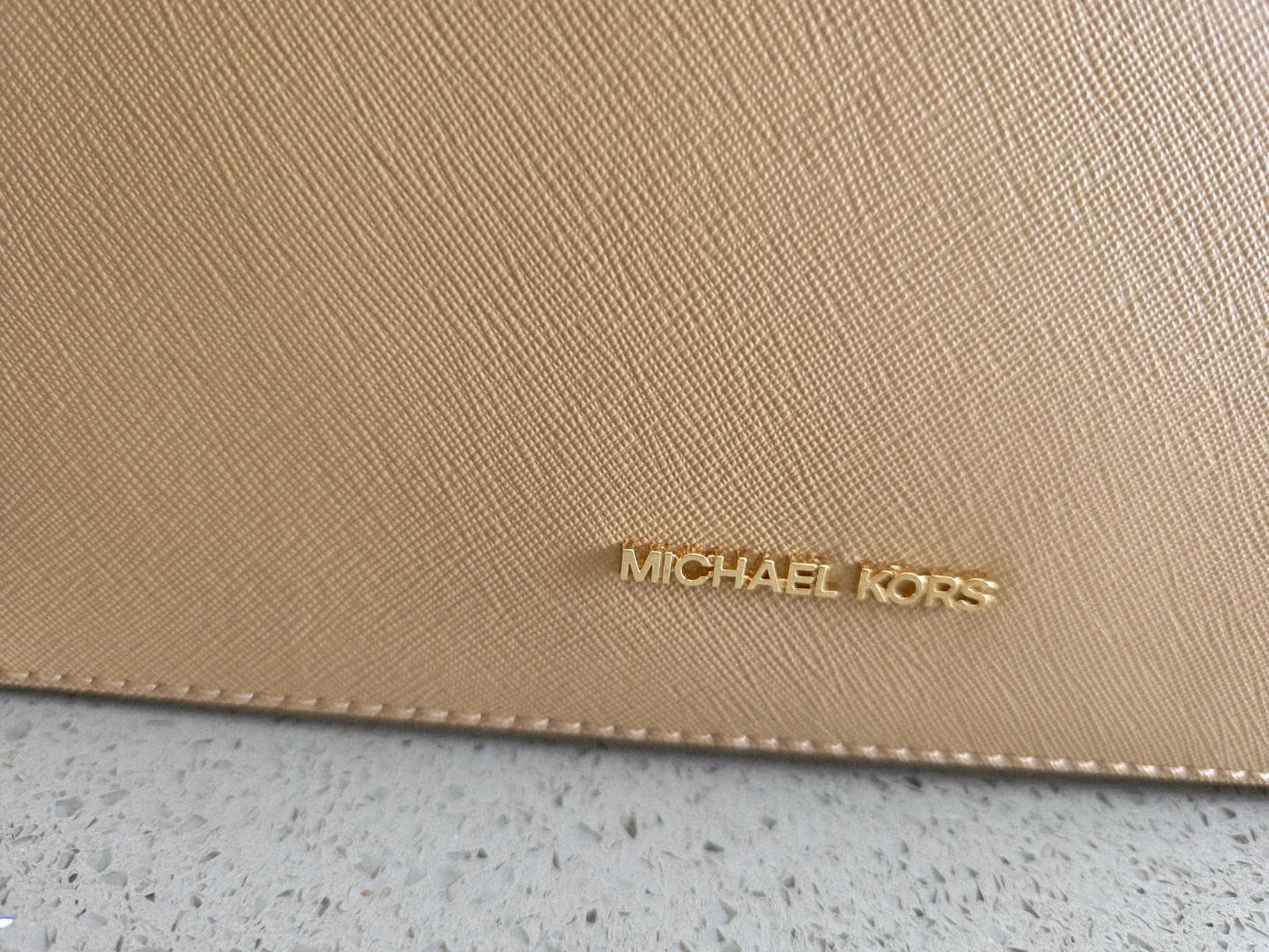 Michael Kors Beige Leather Clutch/Crossbody Bag - photo 3