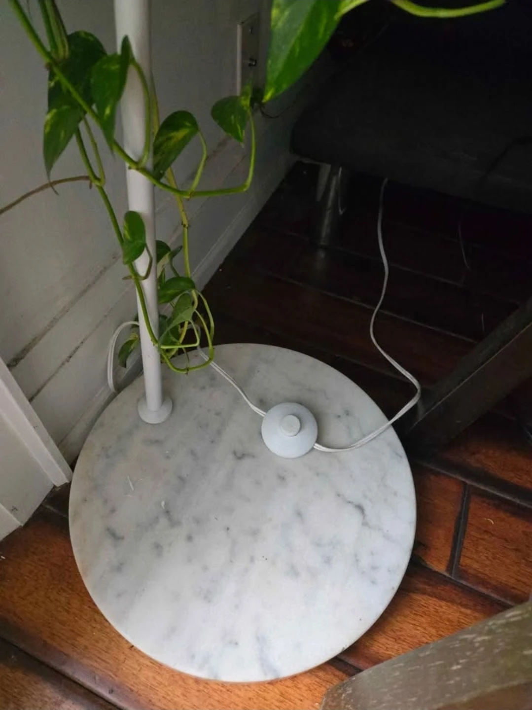 Arc Floor Lamp with Solid Marble Base - photo 3