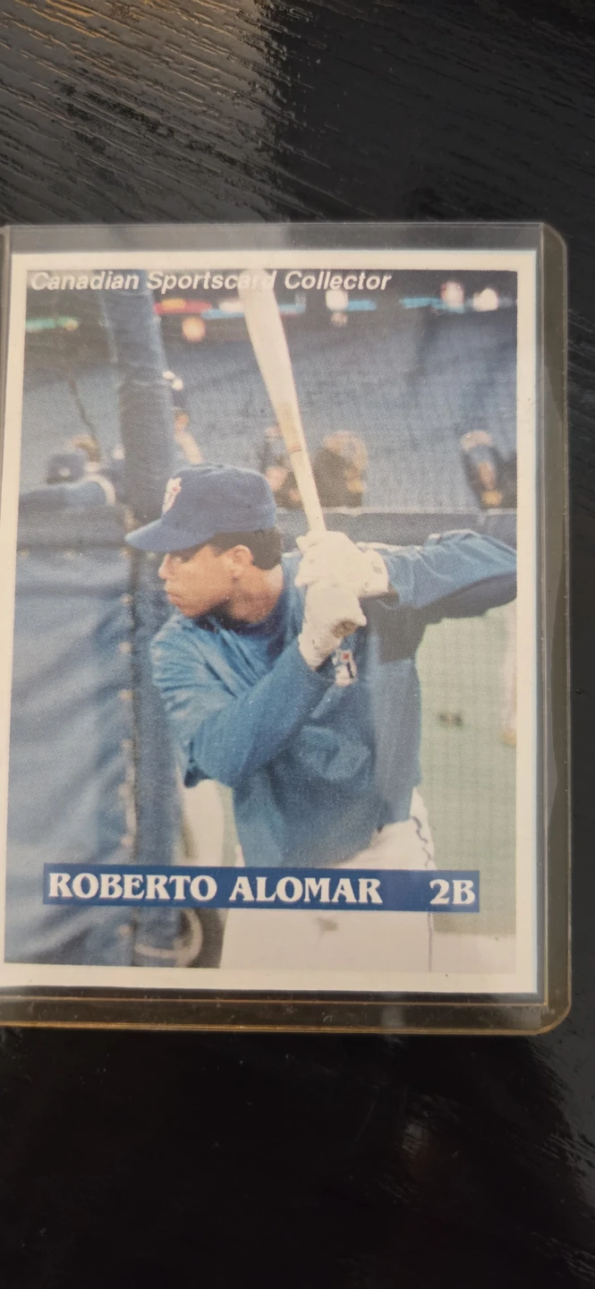 Roberto Alomar 1990 Canadian Sportscard Collector Card