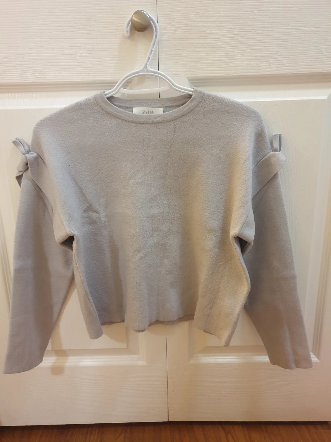 🦄ZARA Kids Grey Sweater with Bow Detail🦄 - photo 4