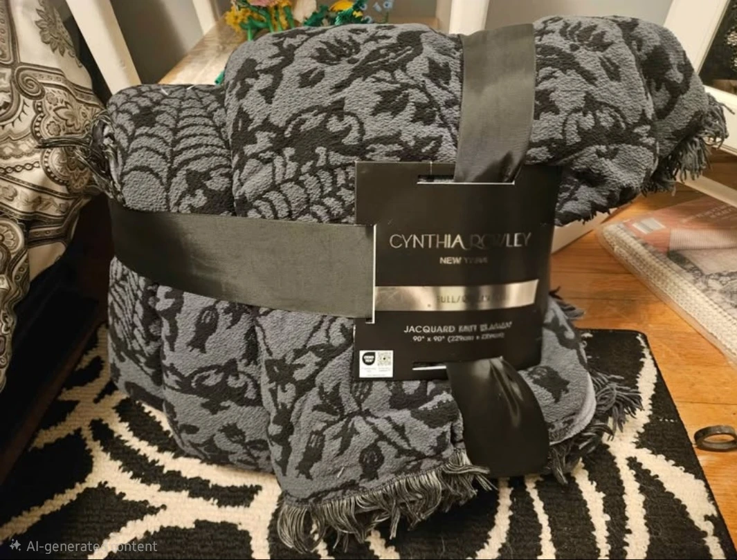 Cynthia Rowley Halloween Blanket TJMaxx