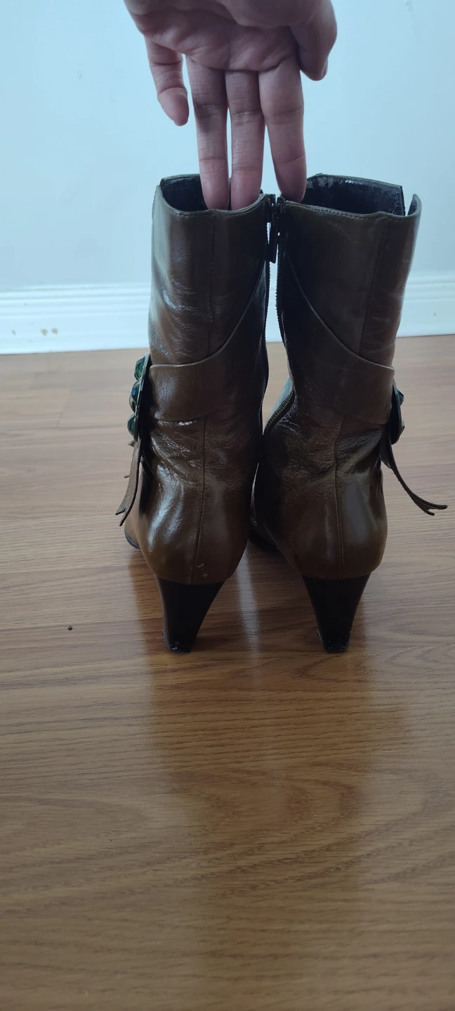 Women's Genuine Leather Ankle Boots - Narrow Ankles - photo 3