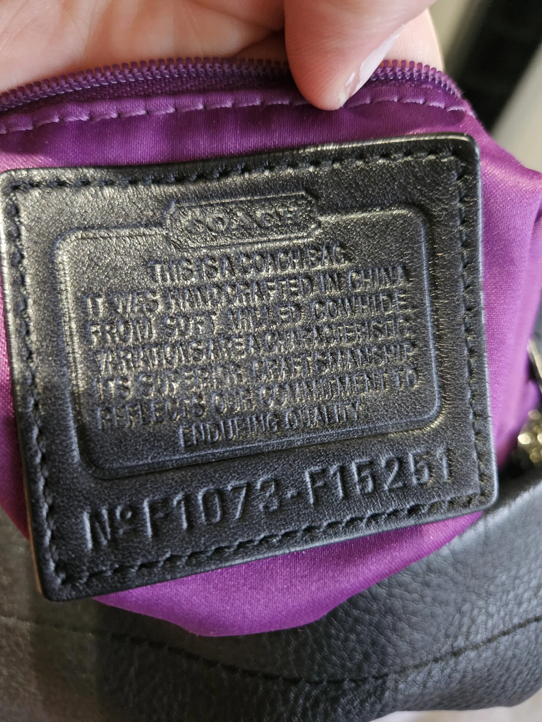 Coach Black Leather Hobo Bag - photo 4