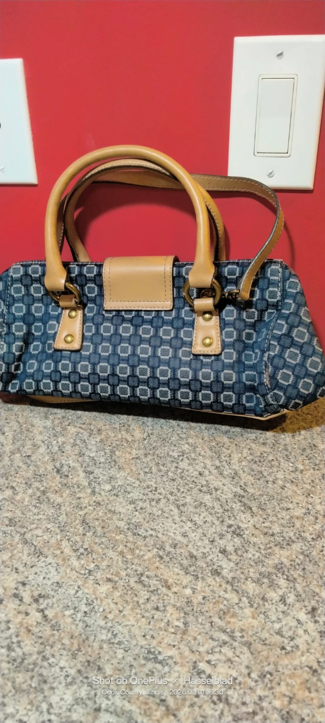 Nine West Blue & Tan Shoulder Bag - photo 2