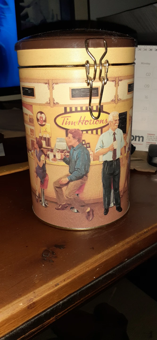 Tim Hortons Tin Container