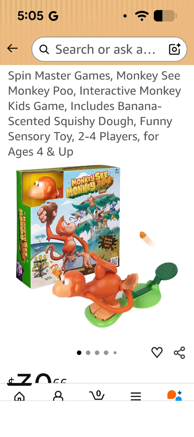 Spin Master Monkey See Monkey Poo Game