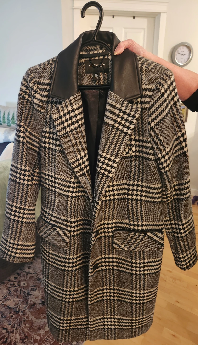 London Fog Plaid Coat L/G - photo 2