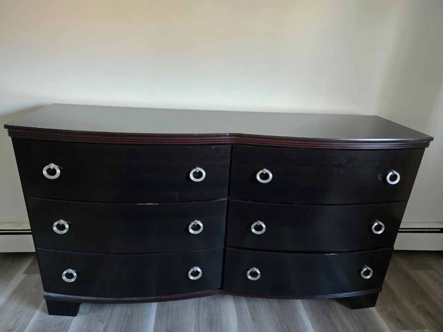 Dark Wood Dresser and Nightstands Set - photo 2