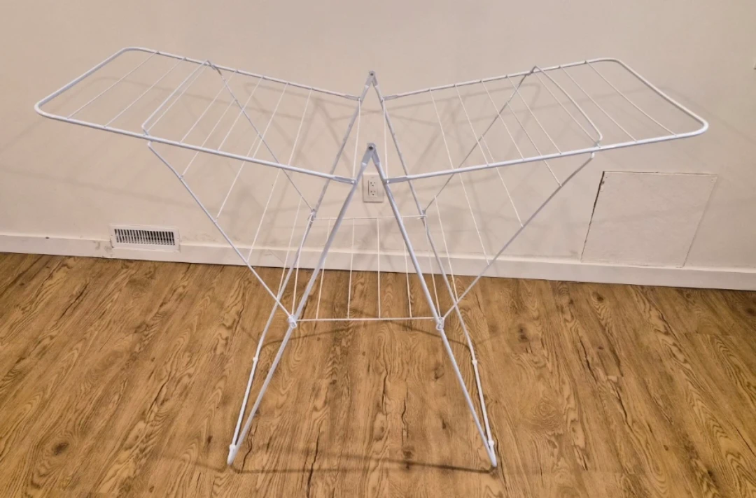 White Folding Drying Rack