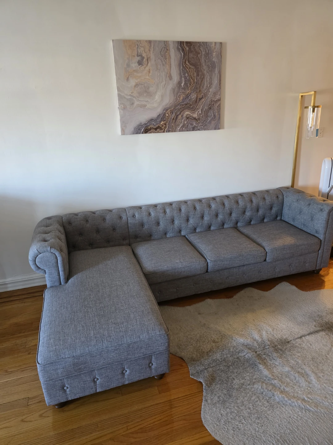 Millbury Home Berkeley Sectional Sofa - Grey - photo 2