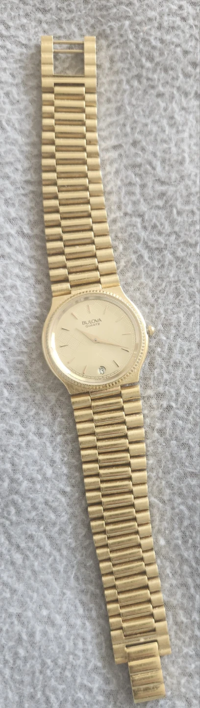 Bulova Quartz Gold Tone Watch - photo 2