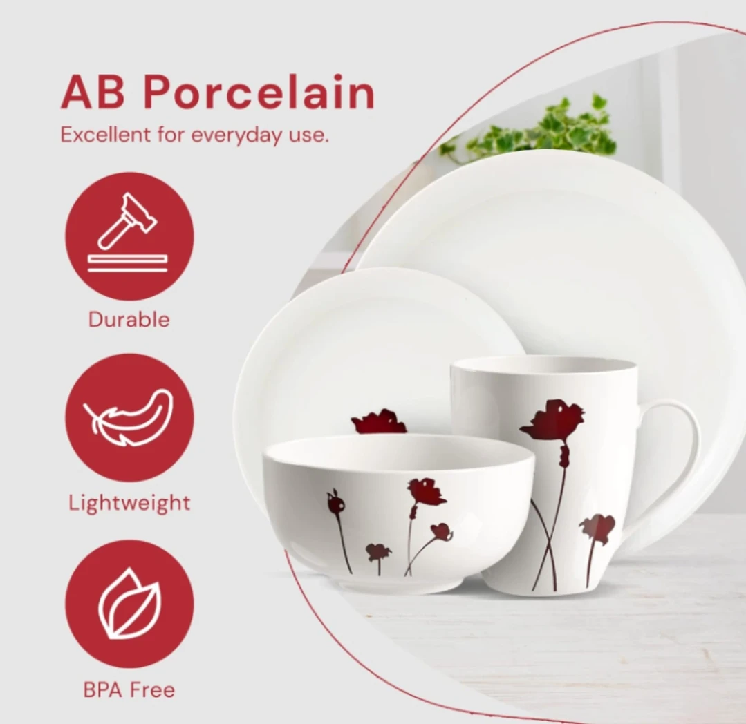 Safdie & Co. Inc. 16-Piece Scarlet Dinner Set - photo 5