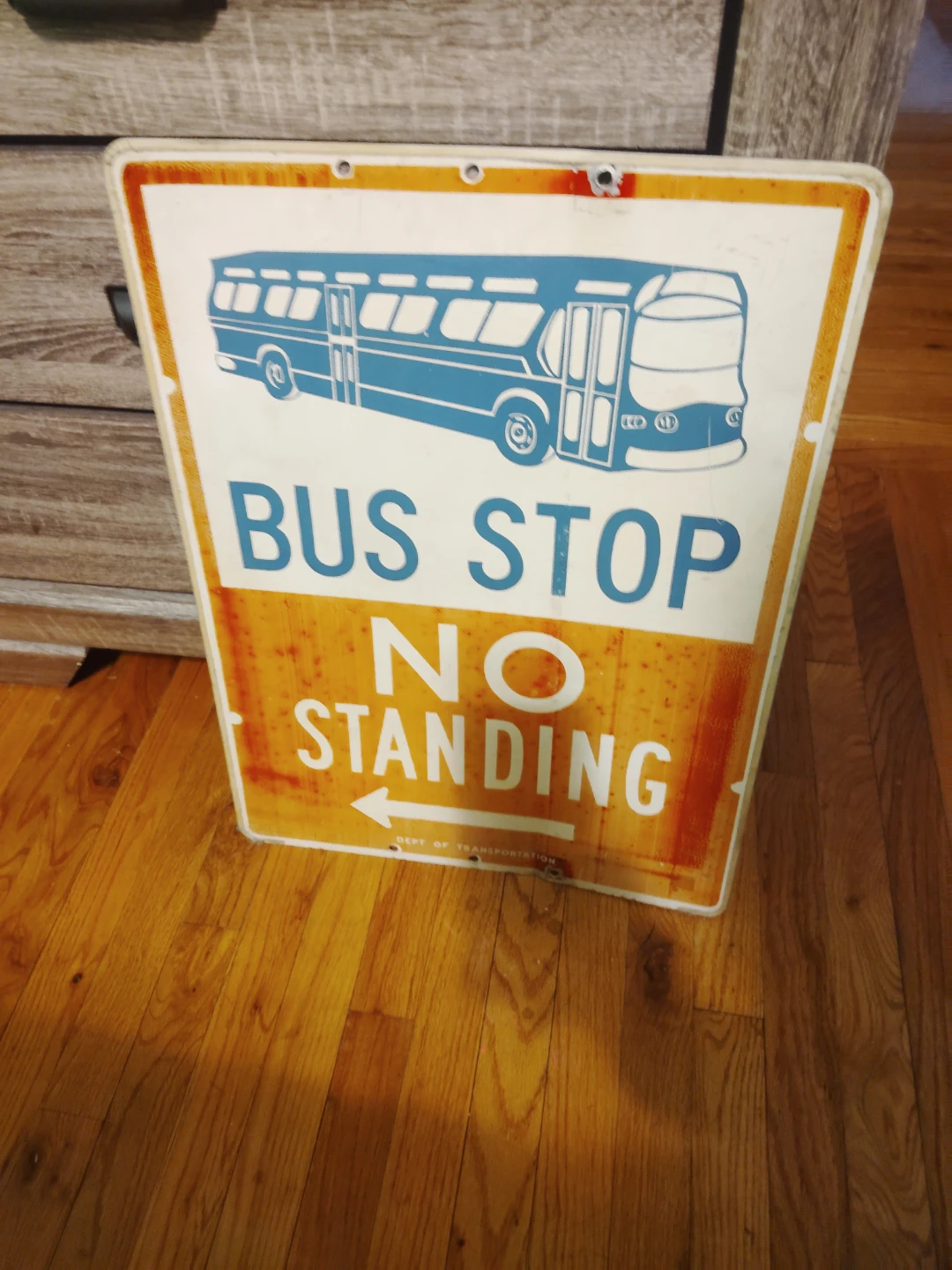Bus Stop No Standing Sign - photo 2