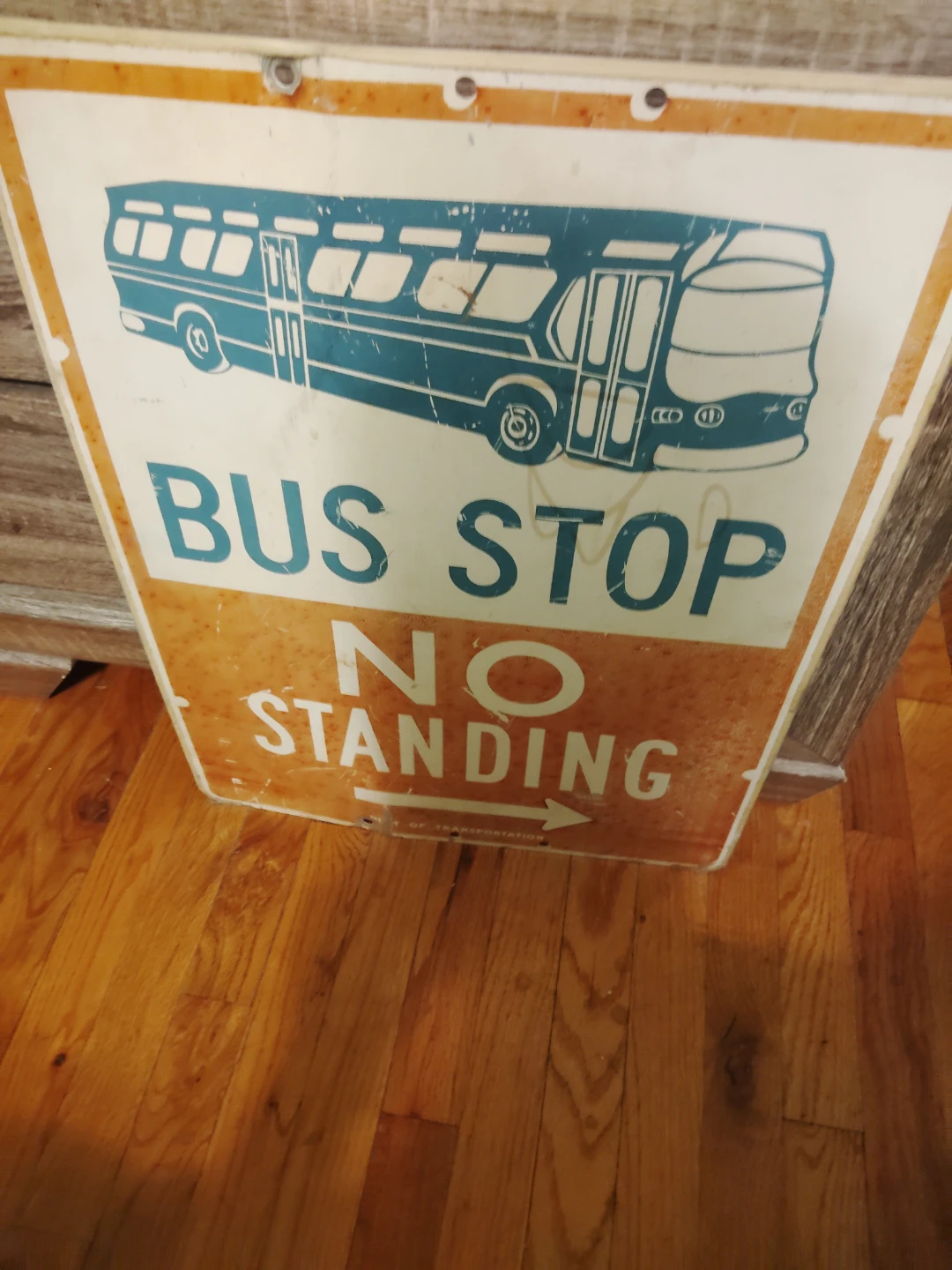 Bus Stop No Standing Sign - photo 3