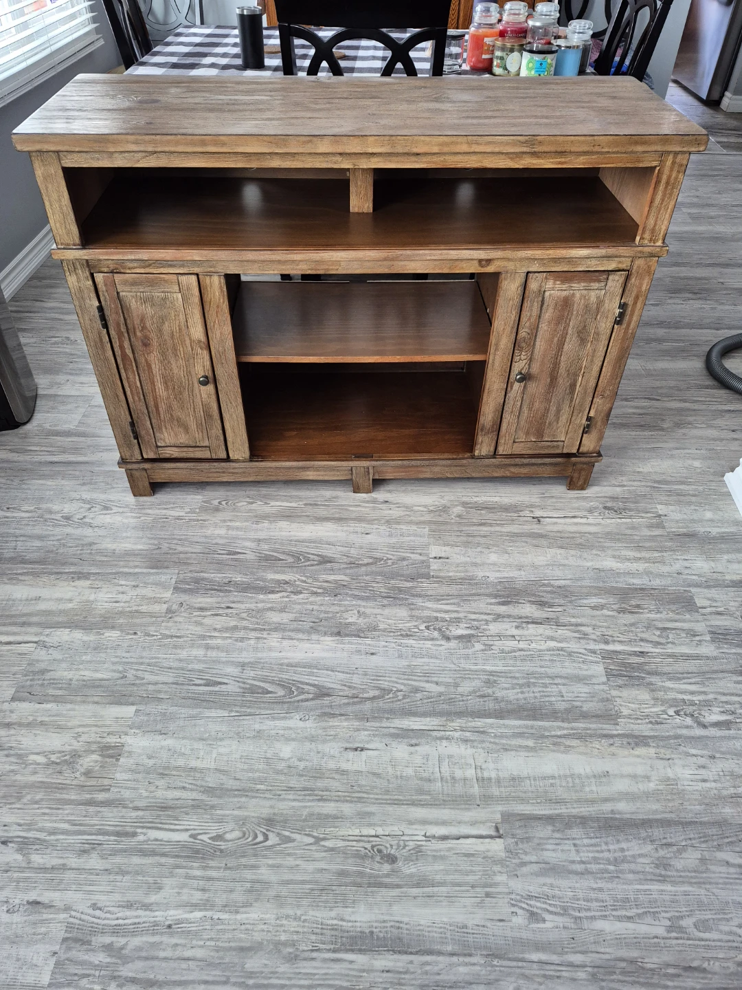 Wooden TV Stand Media Console - photo 2