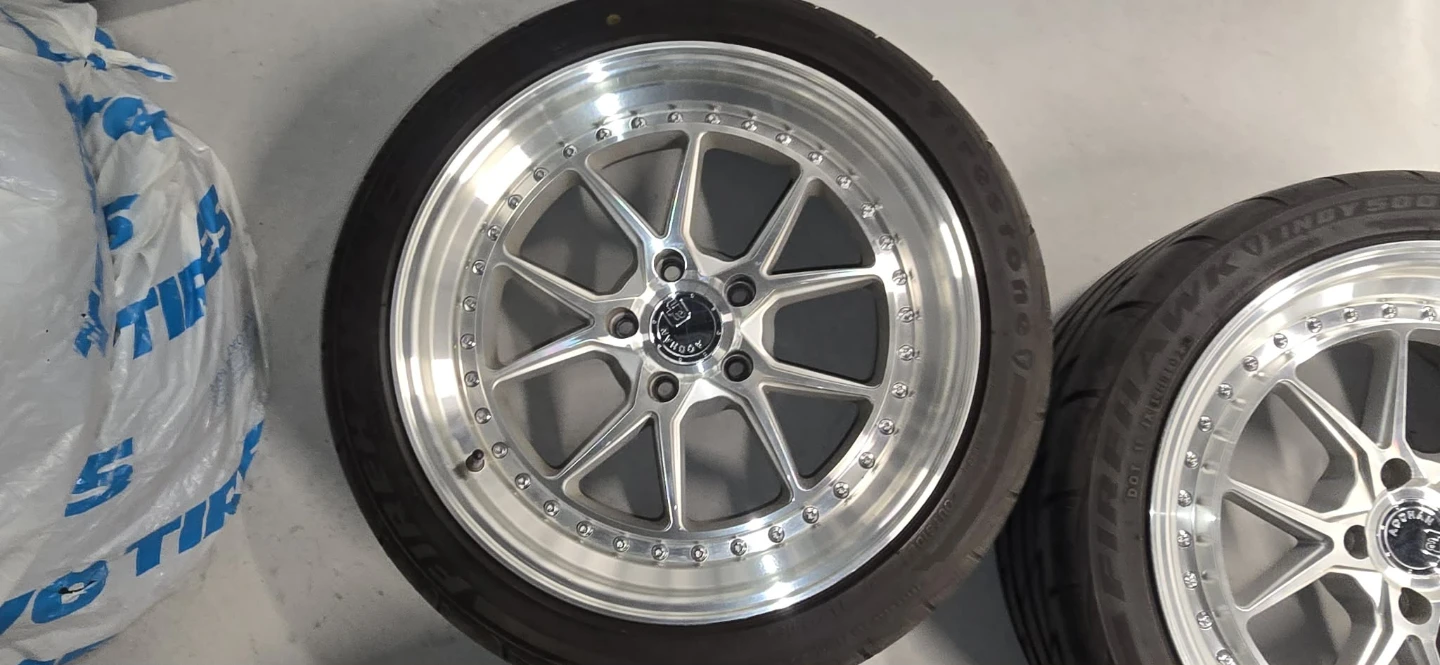 AODHAN DS08 18X8.5 5X114.3 +35 firestone indy500 245/40/18 - photo 4