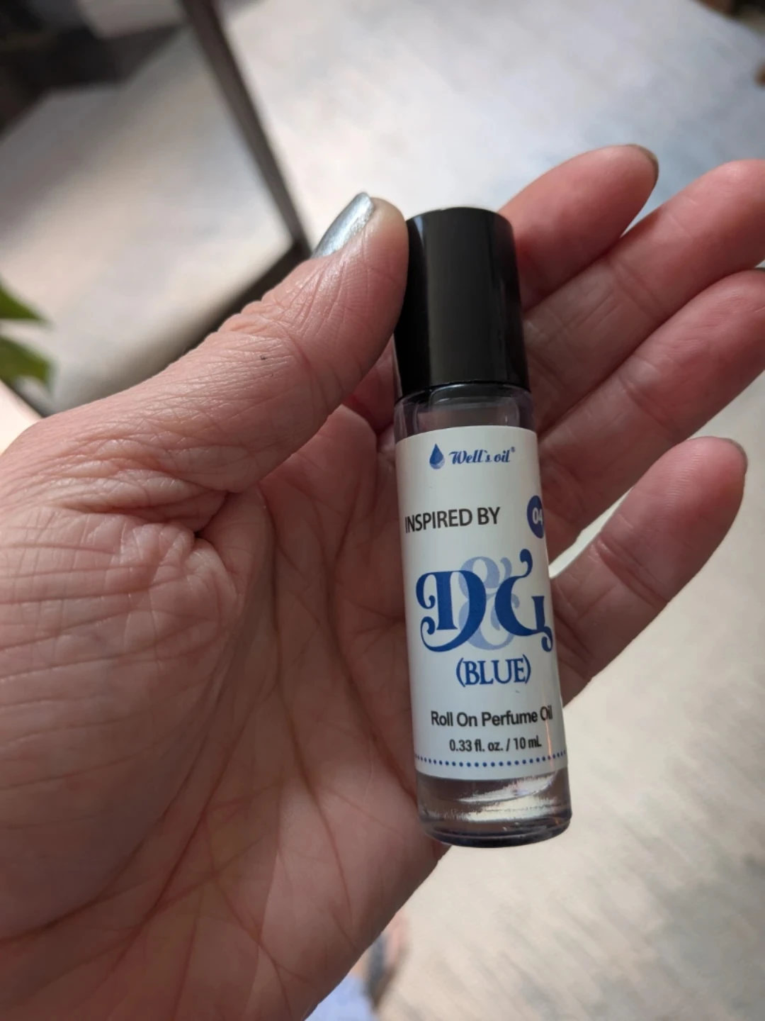 Well's Oil DG (Blue) Roll On Perfume Oil 10ml