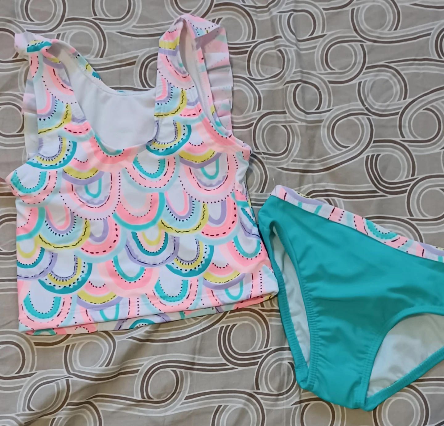 Girls Rainbow Swimsuit - photo 3