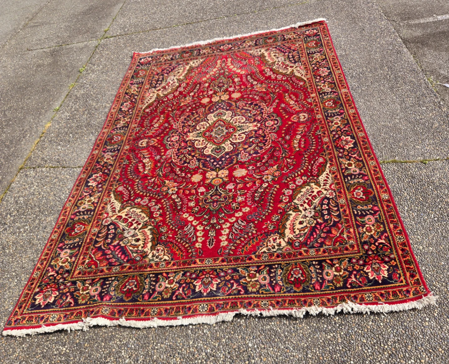 Large Hand Woven Persian Area Rug Carpet