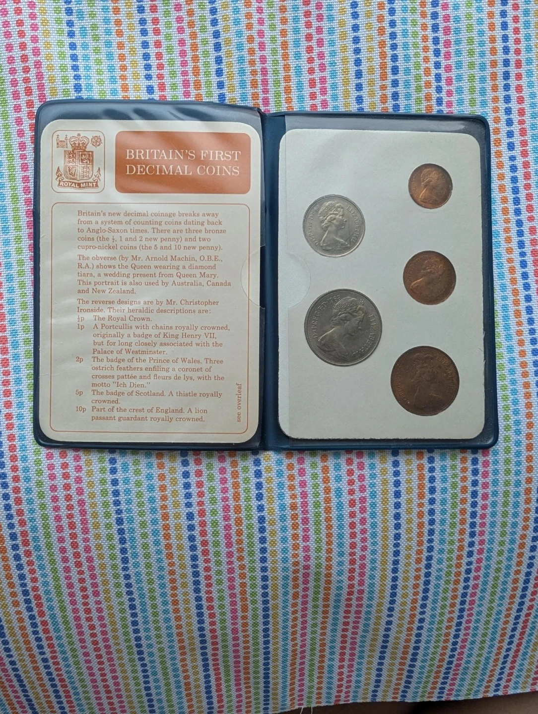 Britain's First Decimal Coins Collection 1 set - photo 2