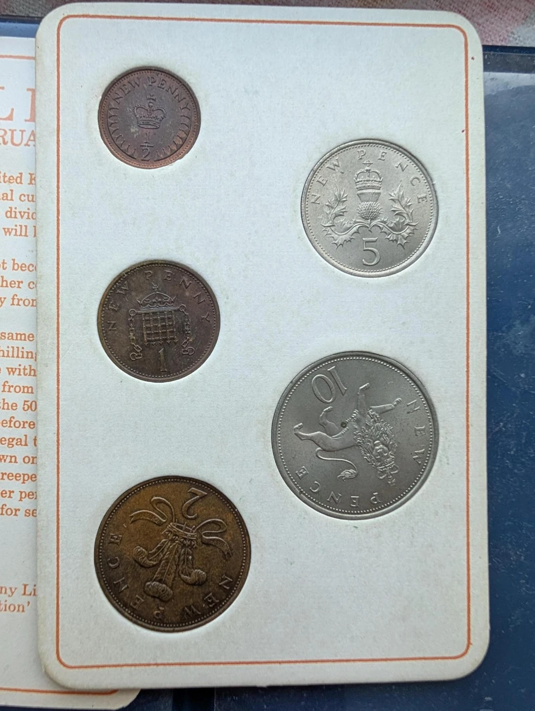 Britain's First Decimal Coins Collection 1 set - photo 3